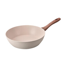 Omelette Maker And Stir Fry Pan with Heat Resistant Grip, Compatible with All Stove Types, Multi, 28x7.6cm