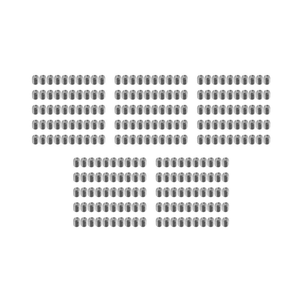 250Pcs M2.5 X 3Mm Stainless Steel Hex Socket Set Grub Screws Headless Cup Point 4712560078981