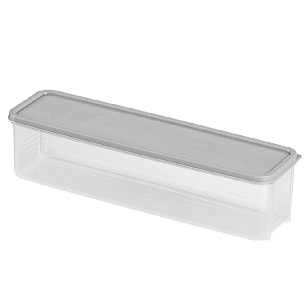 Spaghetti Storage Container  Transparent, Rectangular, Stackable, FreezerSafe
