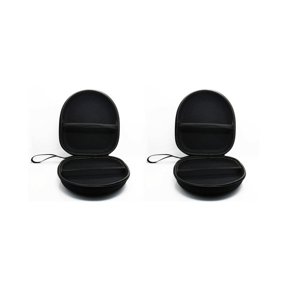 2Pc Hard Case Storage For Headphones Earphone Cable Earbuds Carrying Pouch Bag Sd Card Hold Box Black 4711465577810