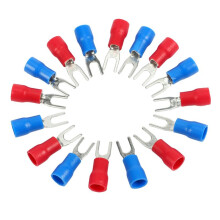 2000Pcs 16-14 AWG Red Wire Connector Insulated Fork Terminal 4