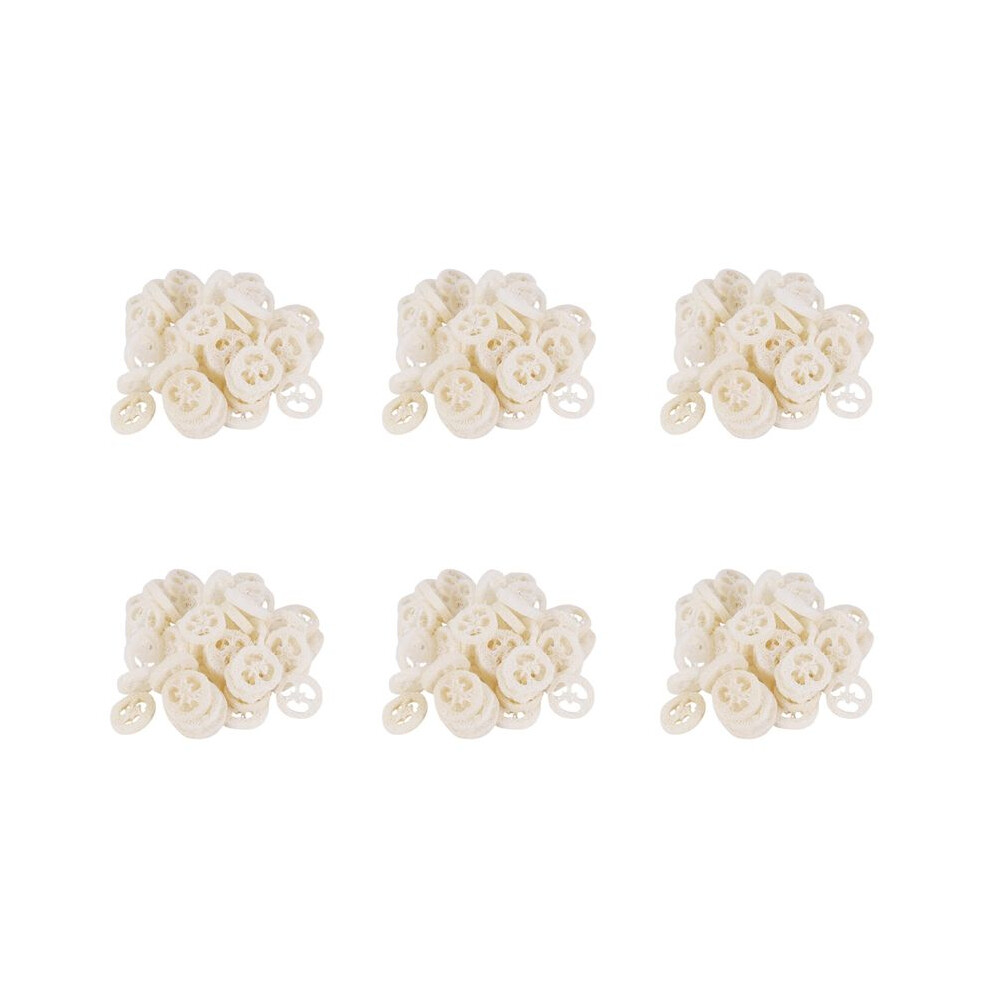 4-6cm Wide 300Pcs/Lot Natural Loofah Slice DIY Customize Soap Tools,Cleaner,Sponge Scrubber,Facial Soap Holder