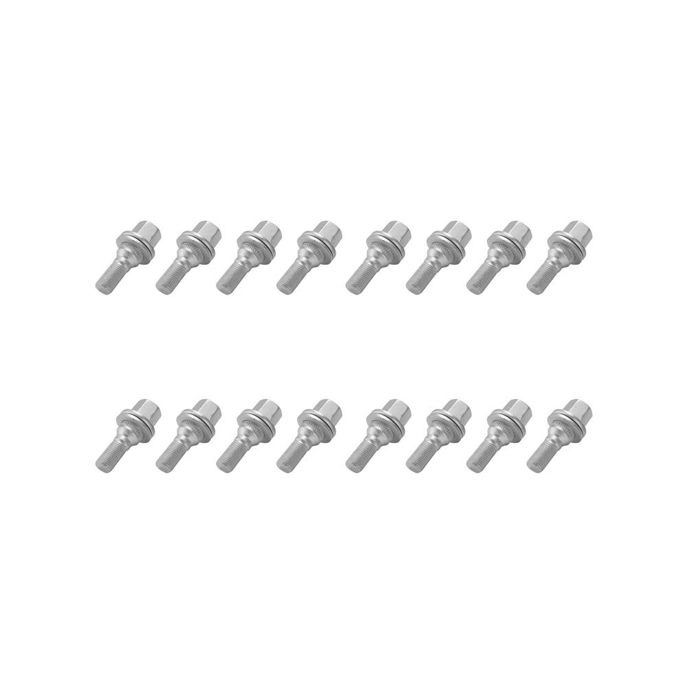 16Pcs 17Mm Car Wheel Nuts Bolts Flat Seat For Peugeot 206 308 3008 207 Cc Sw 508 Citroen C5 C4l 540567 4713140944238