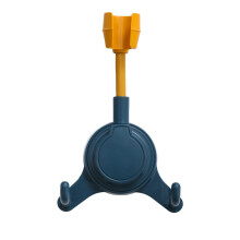 Water Filter Shower Head with Hook Stand for Children Dogs Babies (Yellow)