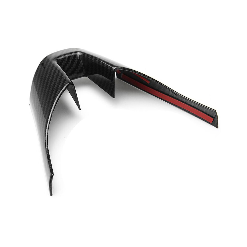 2X Carbon Fiber Steering Wheel Decorative Frame Panel Cover Trim For Mazda 3 Axela 2014 2015 2016 6031788905984