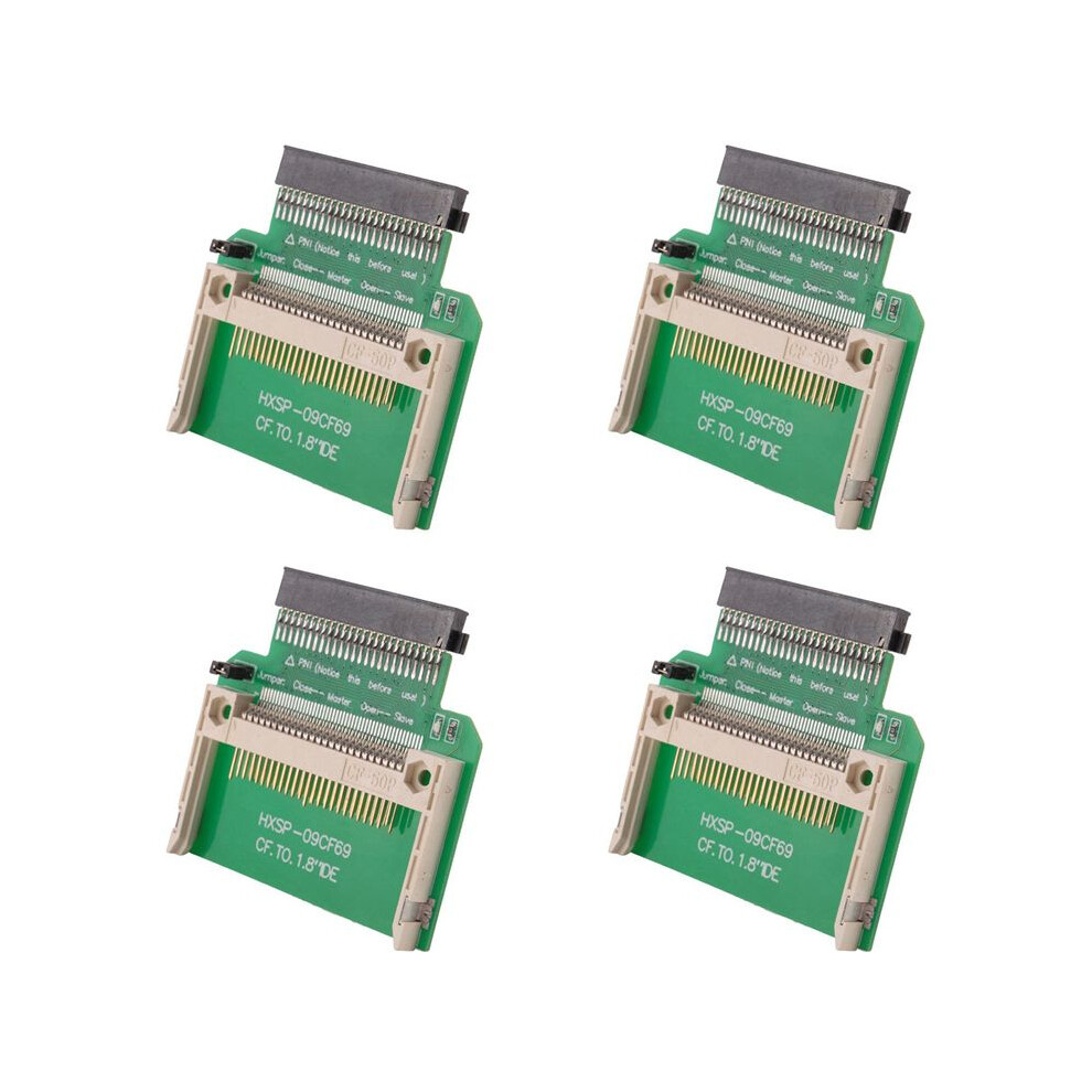 4X Cf Merory Card Compact Flash To 50Pin 1.8 Inch Ide Hard Drive Ssd Adapter 4712187818472