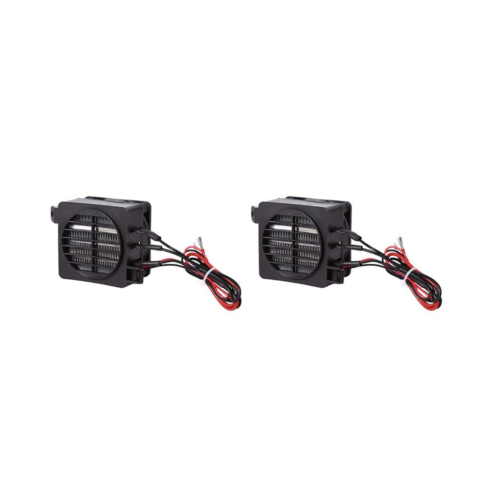 2X Ptc Air Heater Fan Heater 100 Watt 12V Energy Saving Auto Fan Heater Constant Temperature Heating Elements Heaters 4712872161975