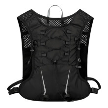 Hydration Backpack for Running Marathoner Racing Water Bladder Adjustable Reflective for Outdoor Running Camping Cycling Black