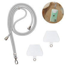 Universele smartphonehouder: draagkoord met verstelbare nekband, hoogwaardige materialen.