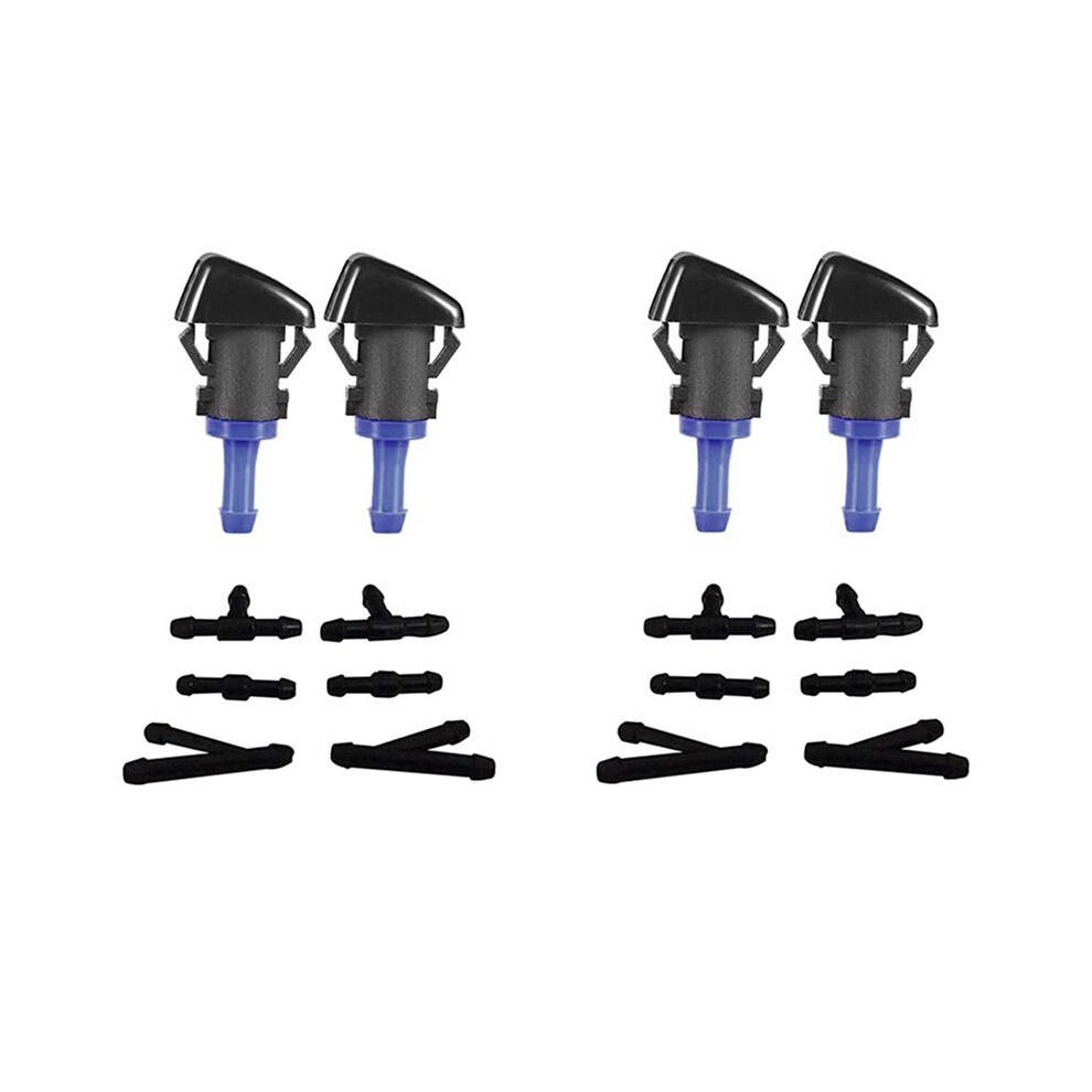 2X Windshield Washer Nozzle Spray Jet Kit For 2009-16 Nissan Frontier, 2009-12 Nissan Pathfinder,2009-15 Nissan Xterra 4713905361393
