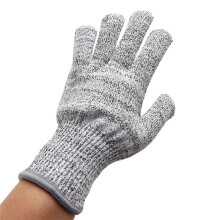 6 Paare Schnitt Beständige Handschuhe Lebensmittel Schutz Stufe 5 Hand Schutz, Küchen Schnitt Handschuhe zum Austern Schälen (Mittel)