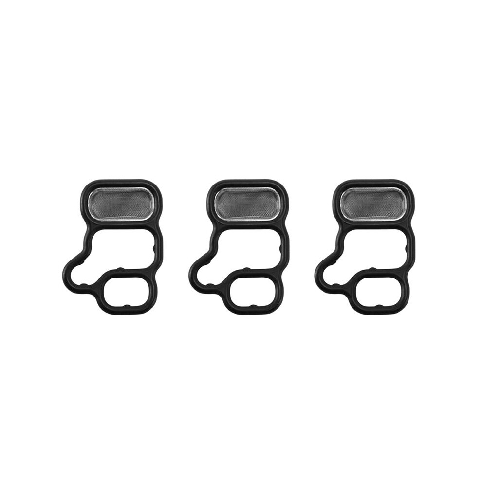 3X Vtec Solenoid Gasket / Spool Valve Filter Screen 15815-Raa-A02 For Honda Acura Car Accessories 4713734291663