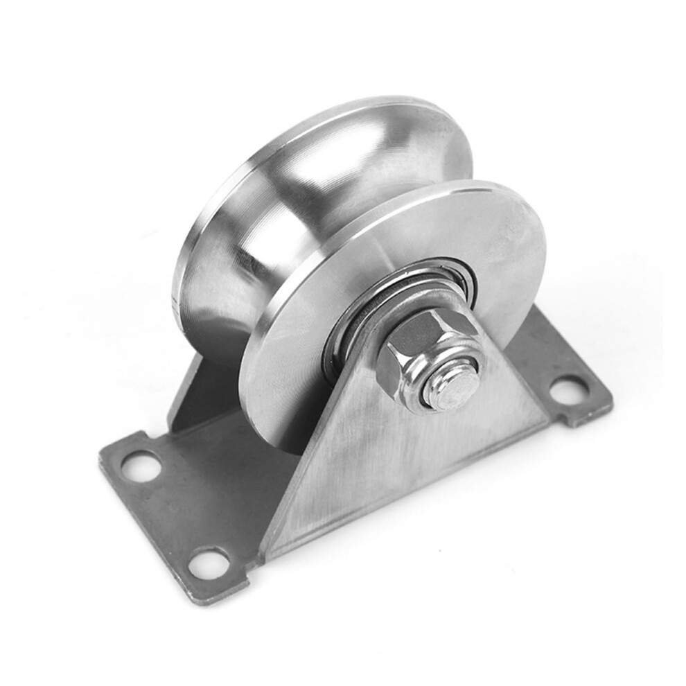 Bearing Pulley Load 800 Pounds Utype Pulley Block 201 Stainless Steel 9189345775505