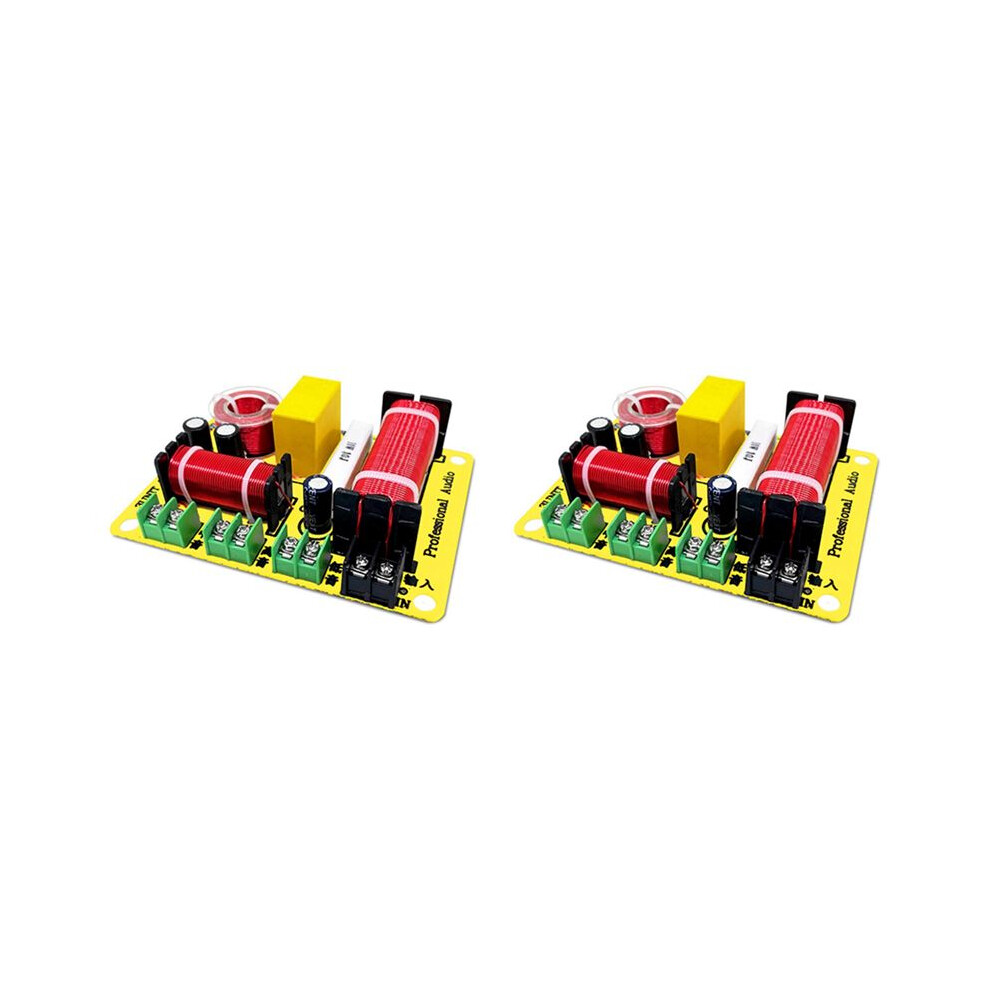 2X 3 Way Frequency Divider Treble+Midrange+Bass HiFi Crossov Audio Frequency Divider Home-image-OPC-PNYHN9Y-NEW