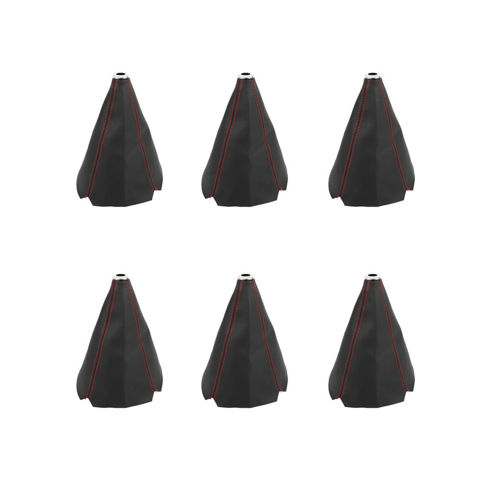 6X Universal Auto Manual Gear Shift Knob Boot Dust-Cover Gear Gaiter Cover Gear Shifter Boot Shift Knob Gaiter Boot 4713816301082