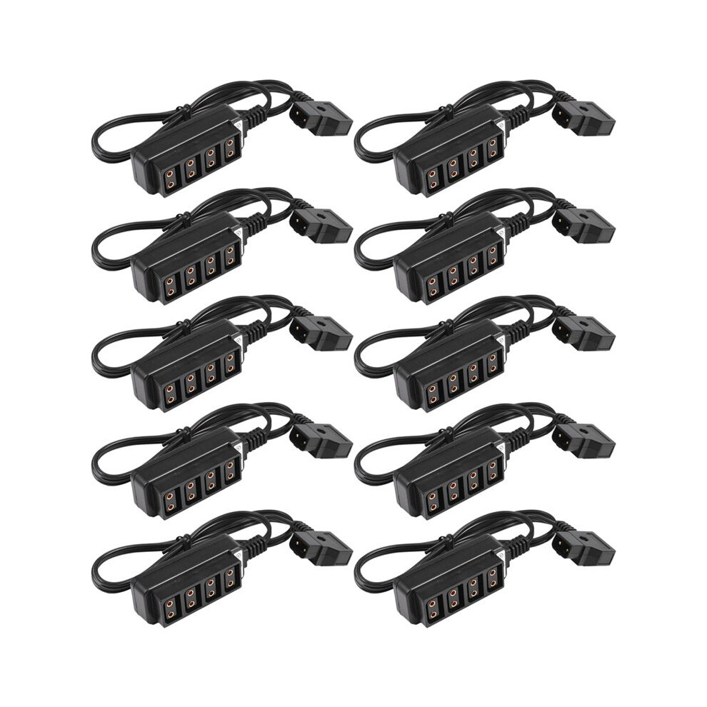 10X Male D-Tap B Type Power Dtap Tap To 4 Female P-Tap Ptap Hub Adapter Electric Splitter 4713529553280
