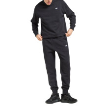 (Black, XL) Nike Mens Tracksuit Sportswear Pullover Sweatshirt Fleece Joggers Black Set