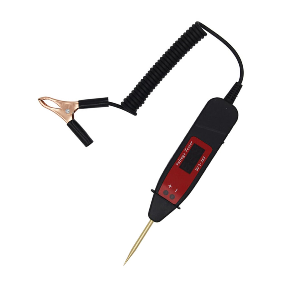 Lcd Digital Circuit Tester With Extended Wire For Accurate Voltage Detection 9412369696106