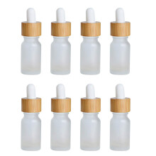 Essential Oil Container Set 8pcs 15ml Glass Dropper Bottles Oil Dispenser Bottles Dropper