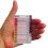 ECG Rhythm Pocket Card, Double Sided ECG Caliper for Nurses, Students 3