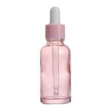 10 ml Pink Glass Bottles with Pipettes, Dropper Bottle, Glass Pipette Dropper Bottles, Refillable Empty Glass Bottle for Essential Oils/Aromatherapy