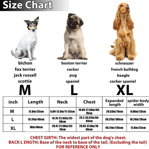 Costume de Cosplay pour chien, araignées, arachnides,-L 1