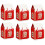 Ensemble de chalet en papier de vacances, coffret-Rouge 2 pièces 5