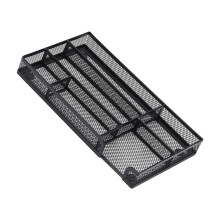 Plateau de rangement en métal, fournitures de bureau,-1 paquet