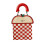 Cheerful Design Leather Tissue Dispenser With Wall-plaid apple 1