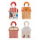 Cheerful Design Leather Tissue Dispenser With Wall-plaid apple 2
