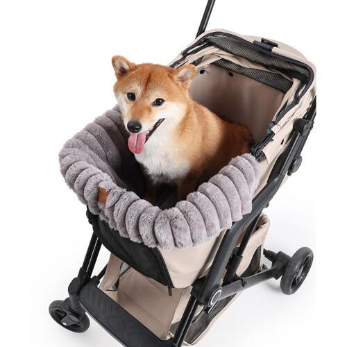 Soft Dog Strollers Cushion Pet Strollers Cushion for Dog-Khaki 1