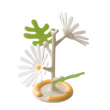 Thermal Insulation Daisy Flower Coasters Set Heatproof-White