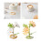 Thermal Insulation Daisy Flower Coasters Set Heatproof-White 3