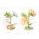 Thermal Insulation Daisy Flower Coasters Set Heatproof-White 2