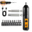 Electric Screwdriver,  Tool Kit Cordless, 6 Torque Settings, Bits for Small Projects 1