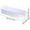 Clear Rectangular Pasta Container with Lid, Stackable Noodle Holder Light Blue 4
