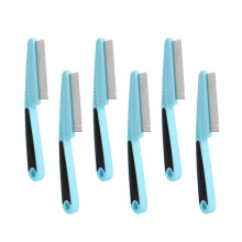 Brosse à poils de chat, outil de démêlage pour chiens,-Bleu