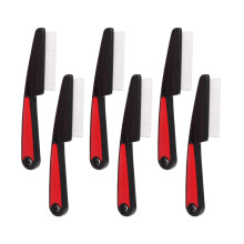 Peigne ergonomique d'épilation pour animaux de compagnie,-Rouge