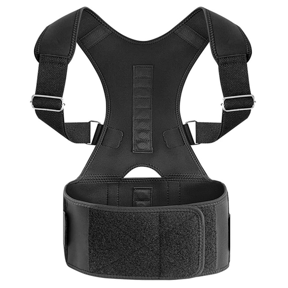Posture Corrector for Adults, Adjustable Straightening Brace, Waist Trainer Support