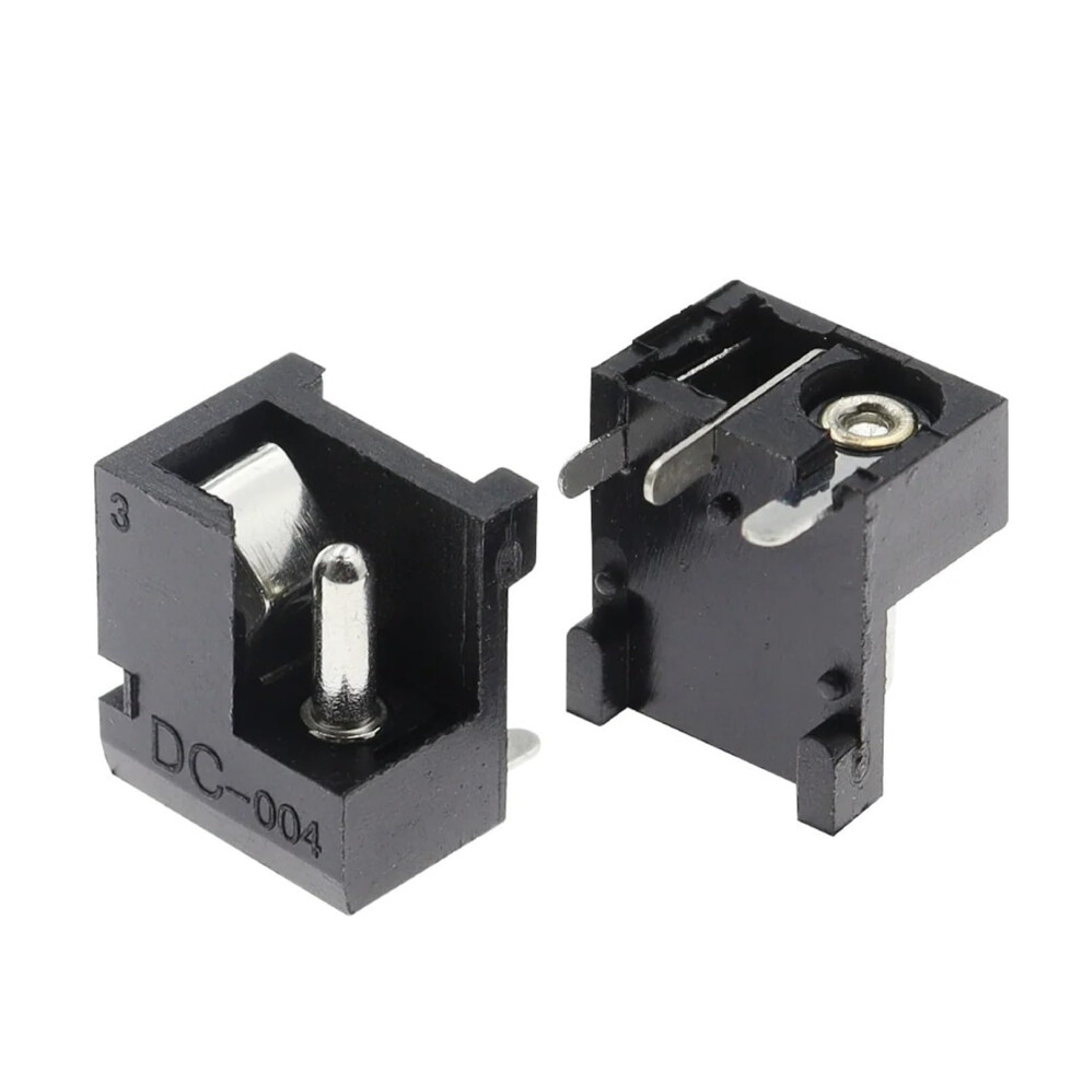 10Pcs Dc Power Socket 5.5X2.1mm 3Pin Power Seat Dc004 Dip Dc Connector The Power Supply Female Head 5.5 * 2.1Mm 9426802144222