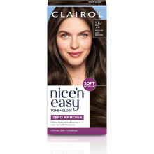 Tinta per capelli Nice n Easy Tone + Gloss 511/77 Castano cenere medio senza ammoniaca. Il colore per capelli dura fino a 28 lavaggi.