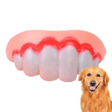 Funny Silicone Fake Braces  Pet Accessories for Indoor Exercise Family Christmas