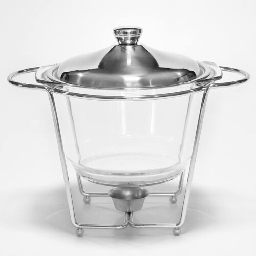 Hot Plate Buffet Set with Glass , Soft Close Cover