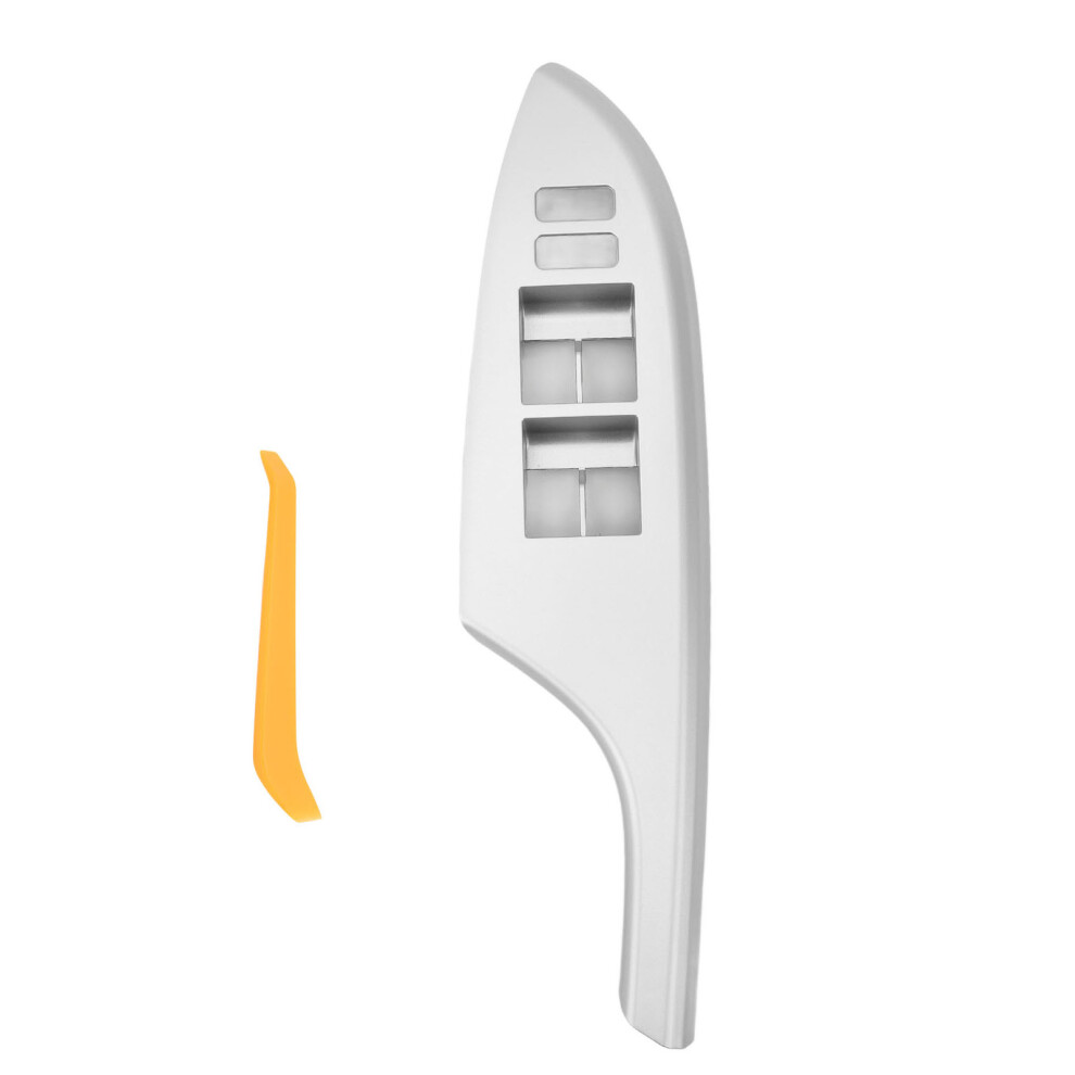 Driver Side Master Power Window Switch Panel 4 2007-2013 Corolla, Window Switch Bezel Replacement W/ Scratch Protection & Anti-Wear Design 9139052016040