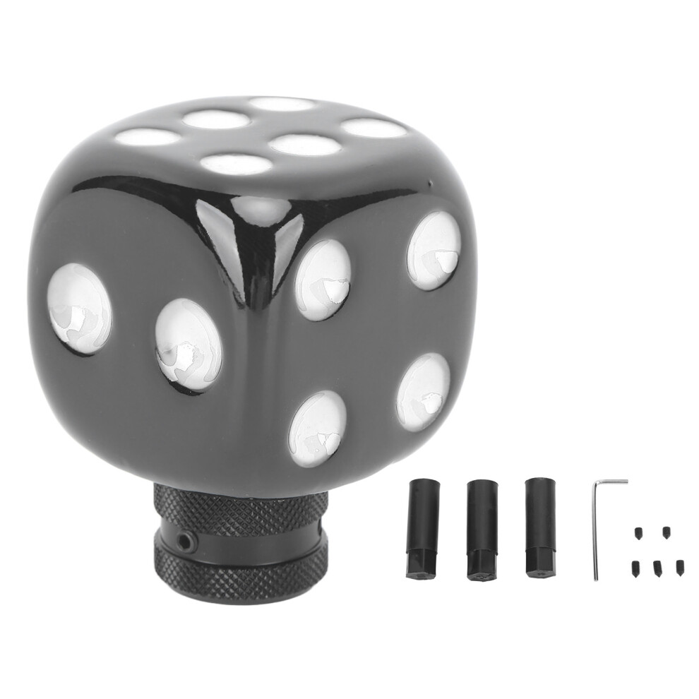 Resin Material Gear Shift Knob, Car Shifter Grip W/ Unique Design Style 4 Manual & Automatic Transmissions, Durable Construction W/ Multiple Adapters 9139052016156