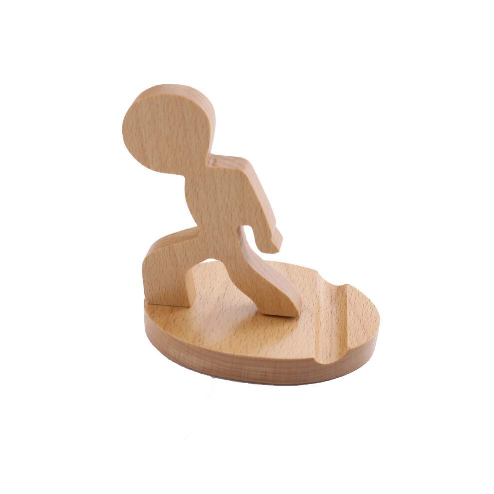 Sturdy & Stable Wooden Cell Phone Holder, Easy To Use 4 Your Convenience, Exquisite Craftsmanship W/ Smooth Surface 4 Safe Grip, Anti-Slip Base 9139052067806