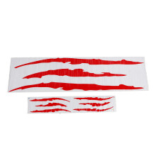 Motorhaubenaufkleber mit Krallenmotiv, strapazierfähiges, kratzfestes Vinyl, wasserfest, farbecht, Scheinwerferaufkleber, cooles Design, einfache