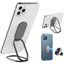 Supporto posteriore per cellulare con rotazione a 360 gradi, materiali di alta qualità per una maggiore durata, compatibile con iPhone e tutti gli