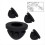 4Pcs Engine Cover Trim Rubber Mount Grommet Bush B 11
