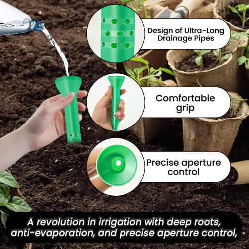 Root Waterer Irrigator Stakes For Shrub Vegetable Flower Beds Tree Houseplants 2